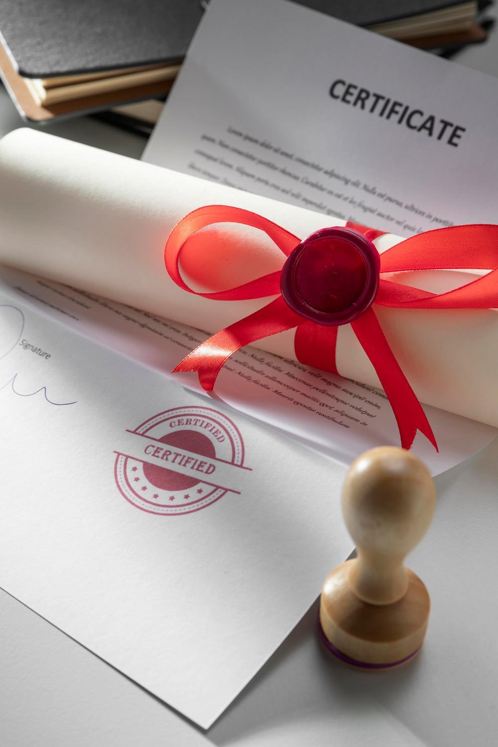 certificates